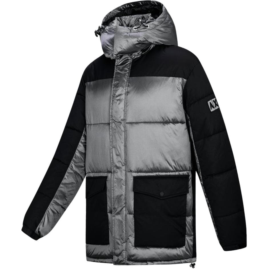 Зимняя куртка пуховик ARMANI EXCHANGE Logo - изображение 3
