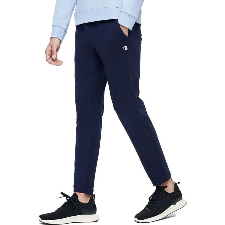 Штаны FILA Royal Blue Men's Knitted Training Pants FILA Королевский Синий Мужские Вязаные Тренировочные Штаны - изображение 2