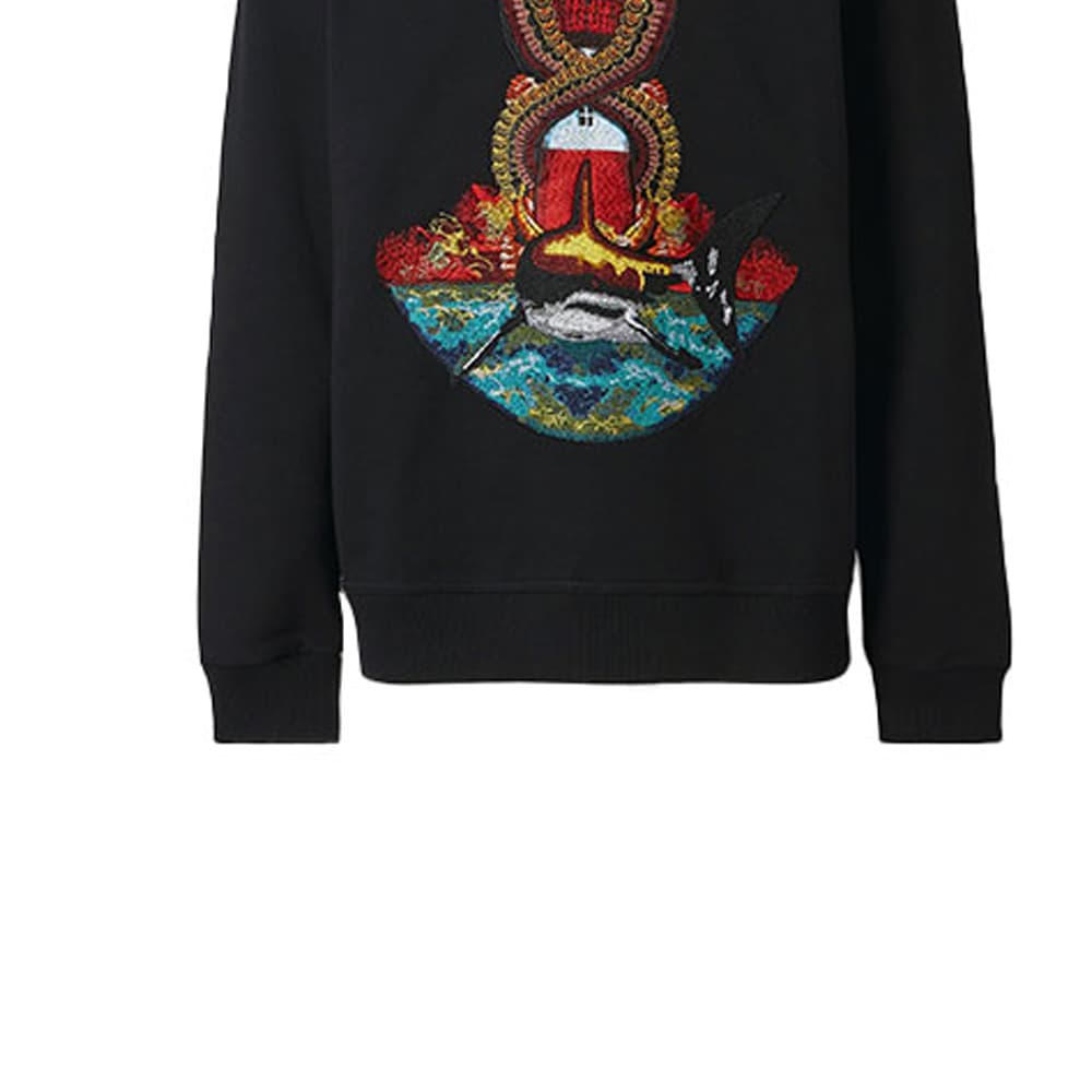 Кофта Burberry Mermaid Print Sweatshirt Black 80406981 - изображение 12