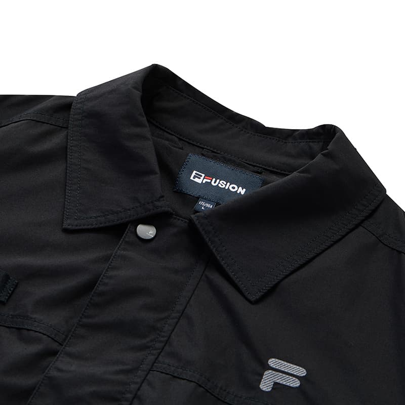 Куртка FILA FUSION Рабочая одежда Куртка Мужская Глубокий Черный - изображение 5