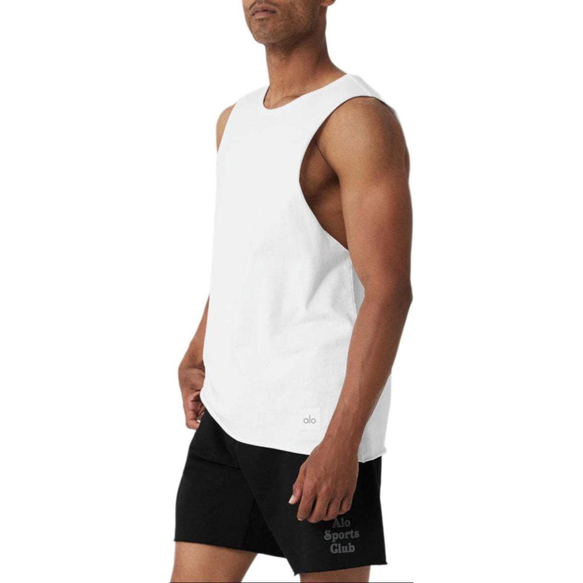 Майка alo yoga SOCIETY RAW EDGE White - изображение 2