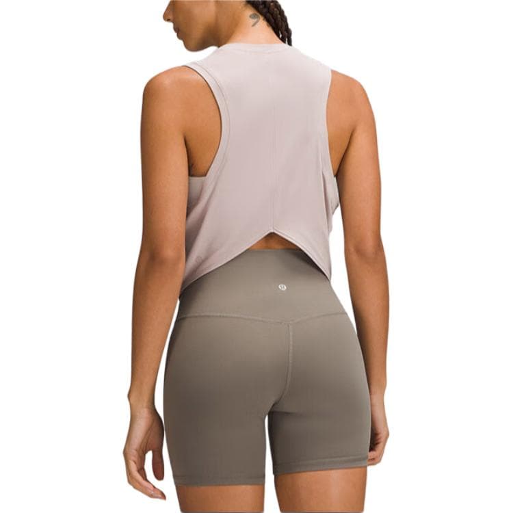 Майка Lululemon CrewneckCropped Collection Майка Женская Костяной Белый - изображение 7