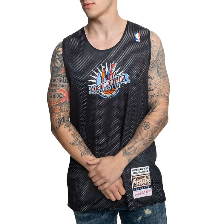 Баскетбольная майка Mitchell Ness NBA AU 1997 23 - изображение 7