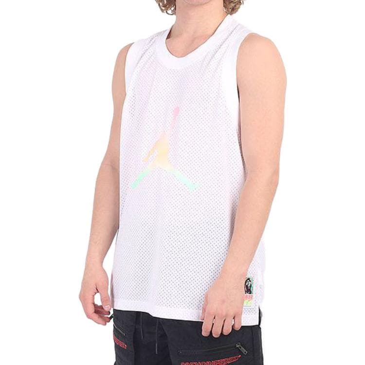 Баскетбольная майка Jordan Basketball Tank Top White - изображение 5
