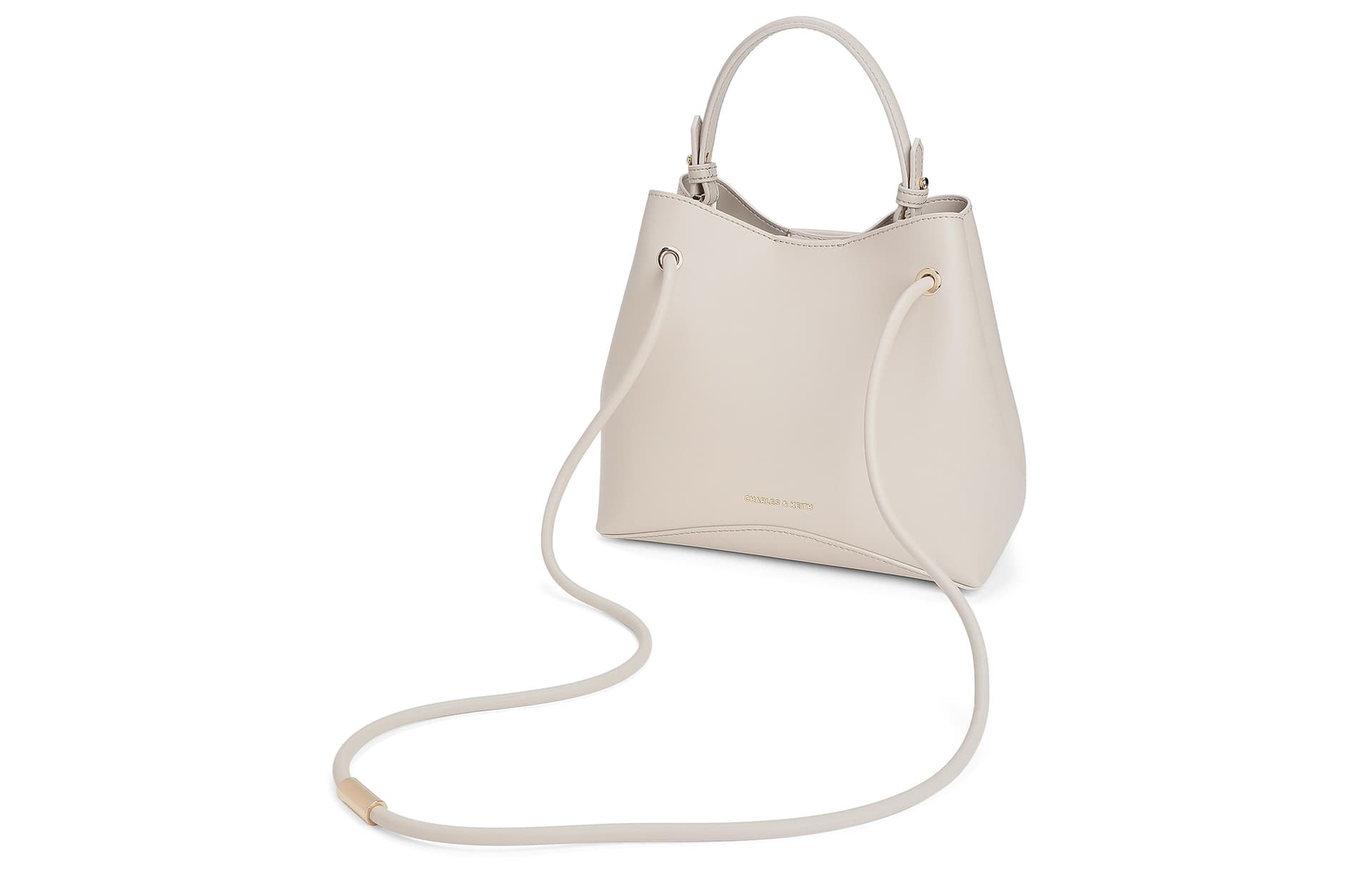 Сумка CHARLES&KEITH Oat Toffee Shoulder Bag Medium - изображение 3