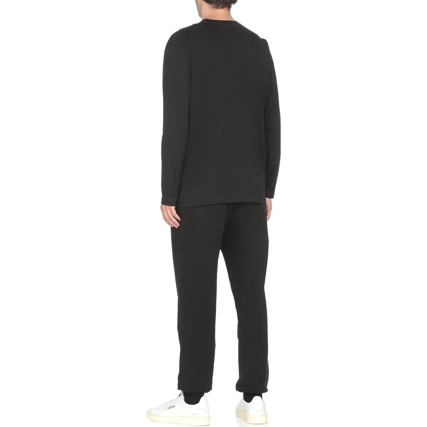 Футболка Moschino FW22 Black Crewneck T-Shirt - изображение 3