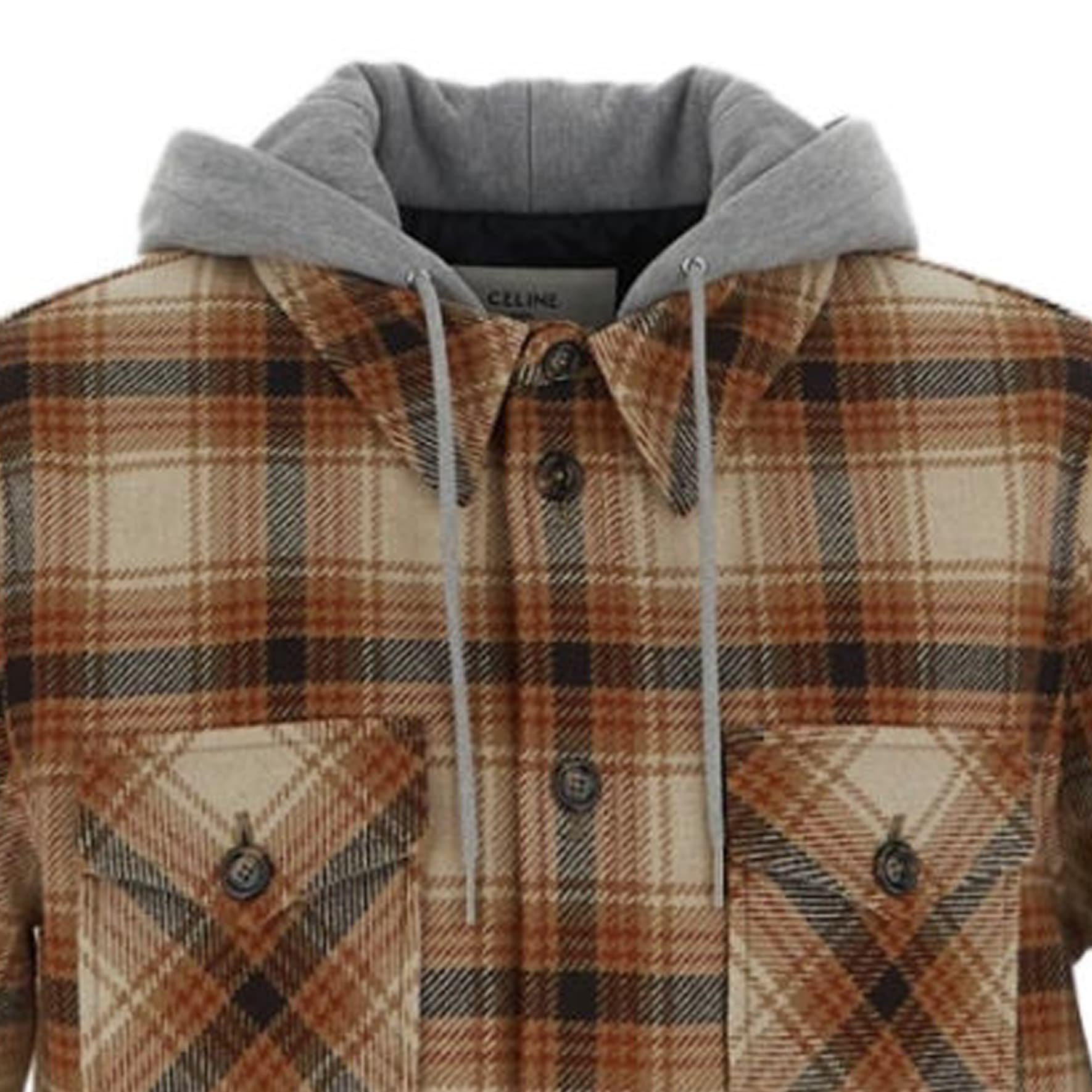 Куртка CELINE Checked Letter Pocket Jacket - изображение 3