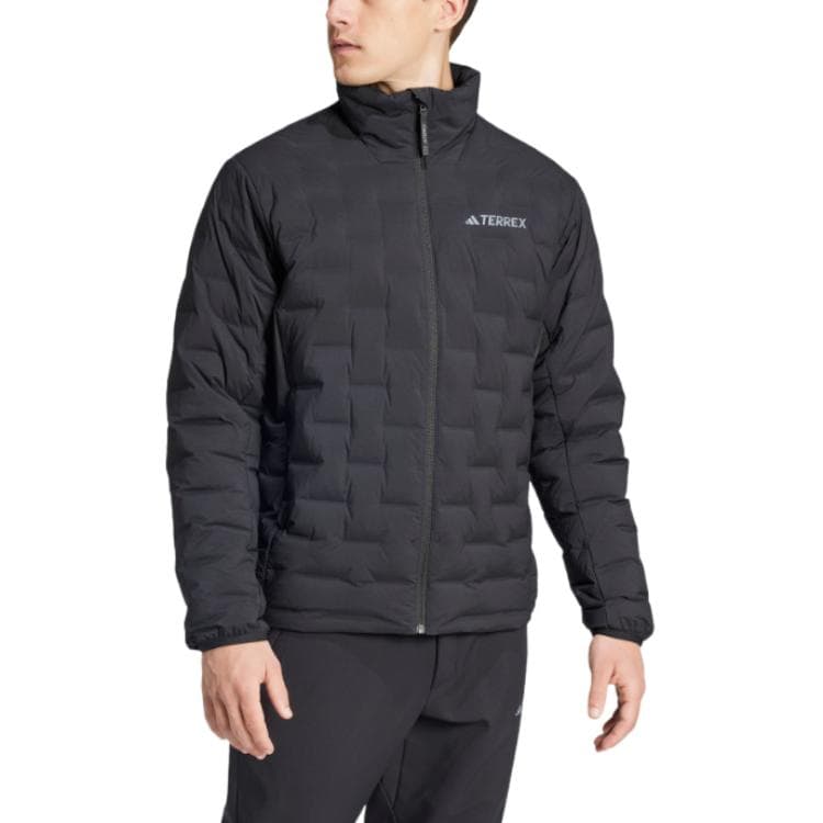 Зимняя куртка пуховик Adidas Пуховая куртка Мужская Черная - изображение 3