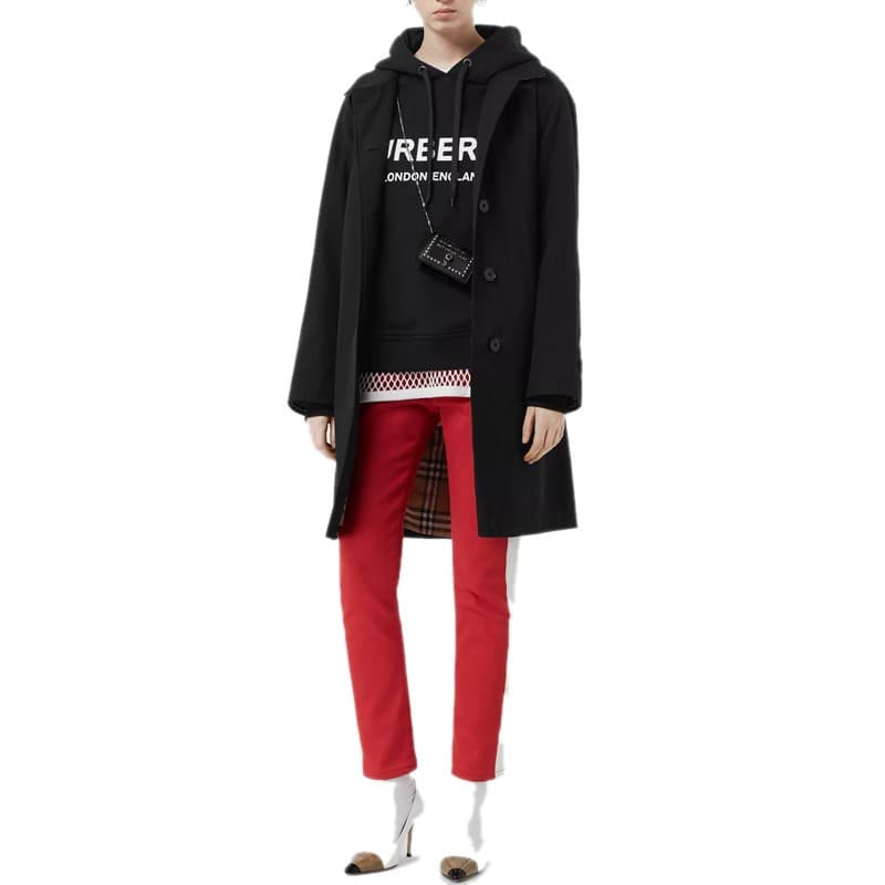 Кофта Burberry Logo Sweatshirt Black - изображение 4