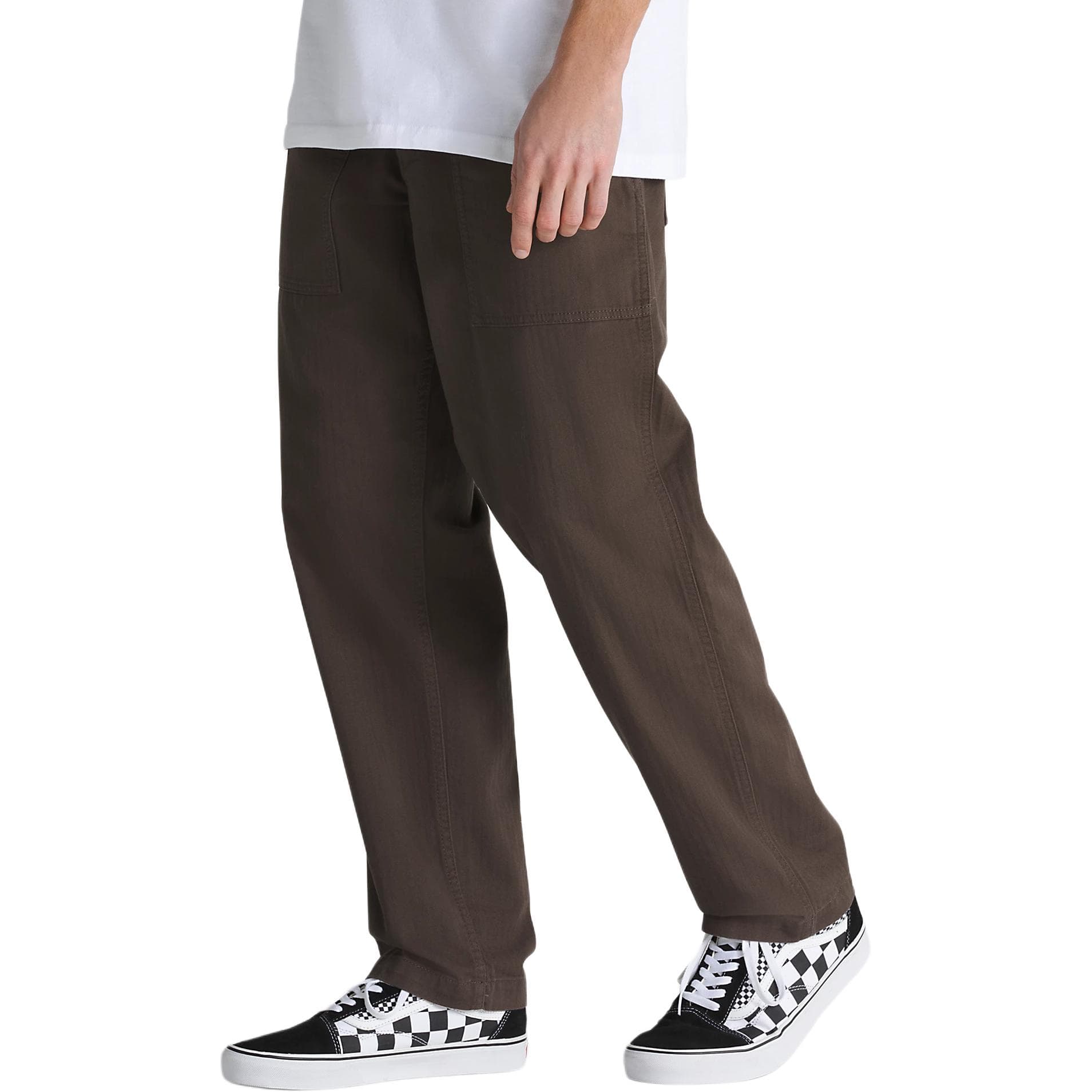 Штаны Vans Fatigue Loose Зауженные брюки Повседневные брюки Мужские Турция Кофе - изображение 4