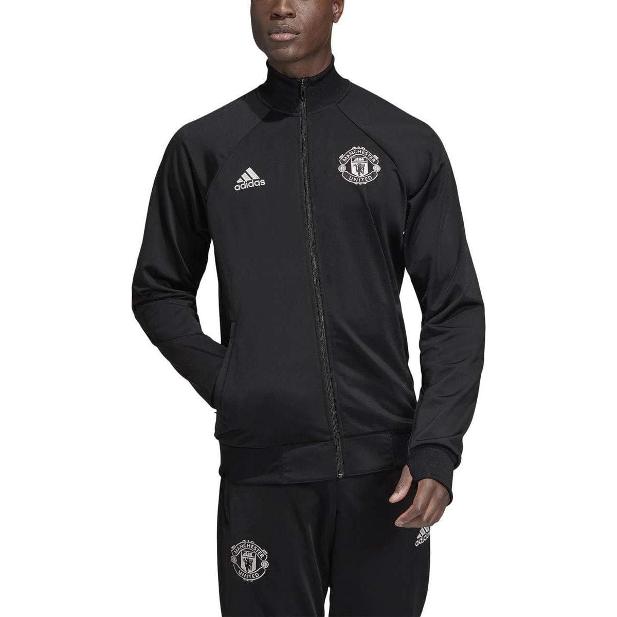 Куртка adidas Manchester United Track Jacket Black - изображение 3