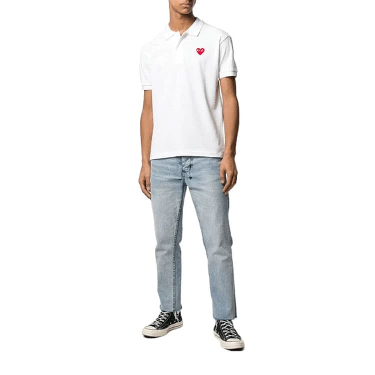 Поло CDG Play Heart polo - изображение 4