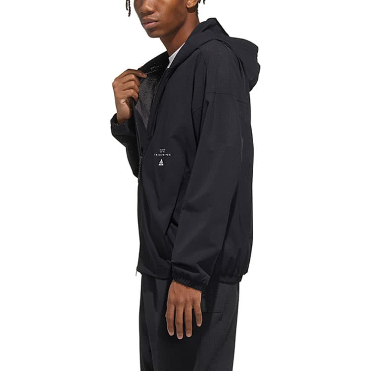 Куртка adidas Hooded Jacket Black - изображение 5
