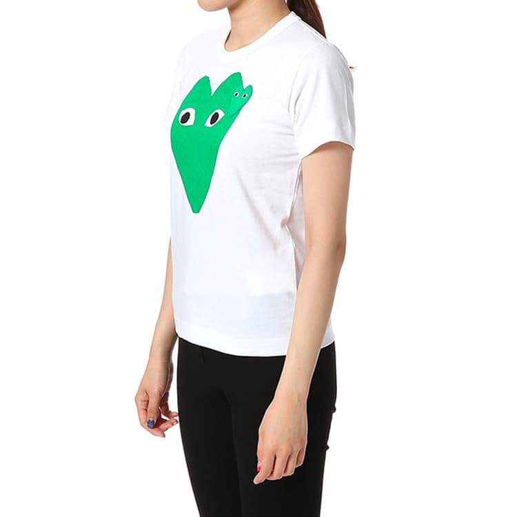 Футболка CDG Play T-Shirt White - изображение 4