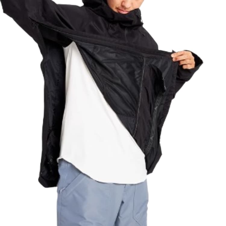 Горнолыжный костюм BURTON PILLOWLINE Ски Топ Мужской Черный - изображение 7