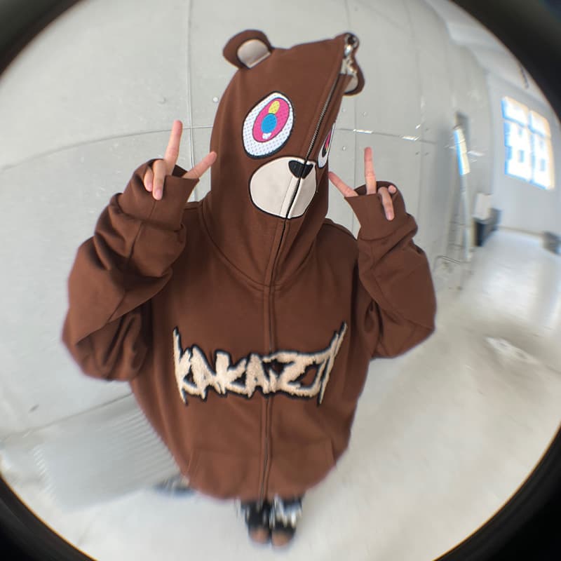 Худи KAKAZZY Hoodie Brown - изображение 6
