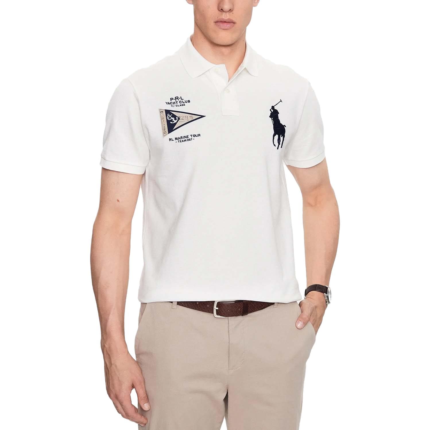 Поло Polo Ralph Lauren Big Pony FW23 Поло Смешанная Доставка Мужской Белый - изображение 3