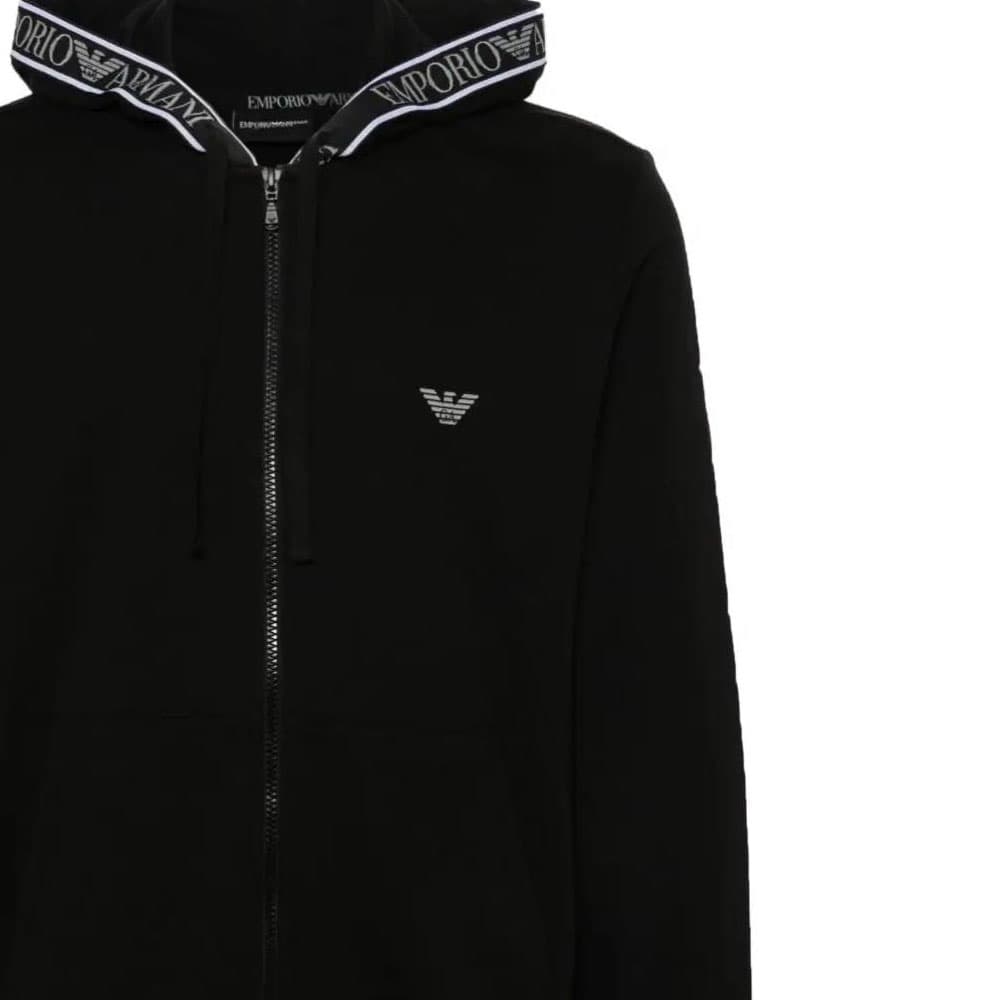 Куртка Emporio Armani Hoodie Jacket Black - изображение 8