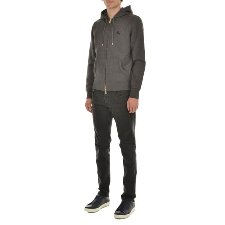 Худи Burberry Logo Zip Hoodie - изображение 7