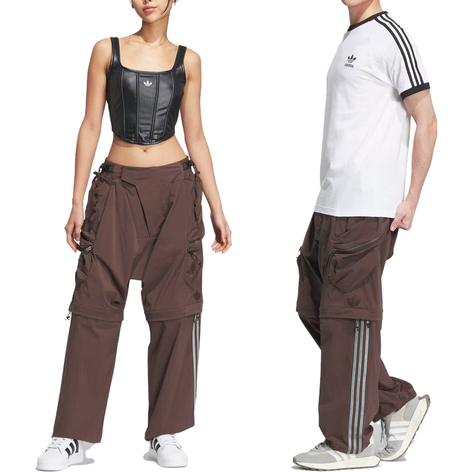 Штаны adidas Originals x HAMCUS FW23 Brown Pants - изображение 5