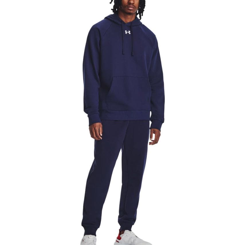 Кофта Under Armour Rival Fleece Темно-синий Синий Мужской Свитшот - изображение 3