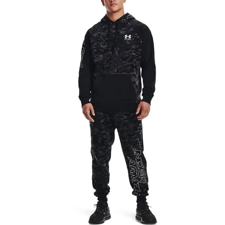 Худи Under Armour Rival Camo Script - изображение 3