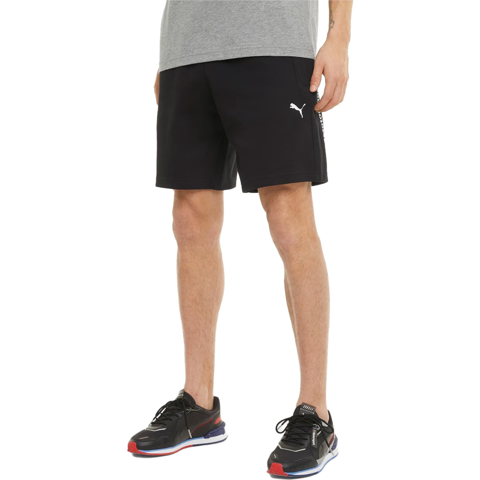 Шорты PUMA Bmw M Motorsport Sweat Shorts Logo - изображение 4