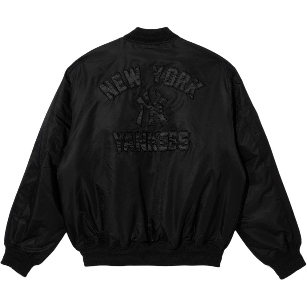 Куртка New Era x MLB FW24 Baseball Jacket Black — фото 3