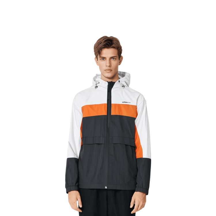 Куртка ADIDAS NEO Красный Черный Мужские Куртки - изображение 2