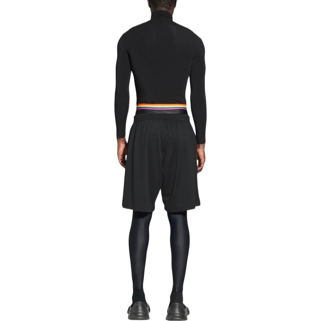 Шорты Balenciaga FW22 Logo Stripe Shorts - изображение 3