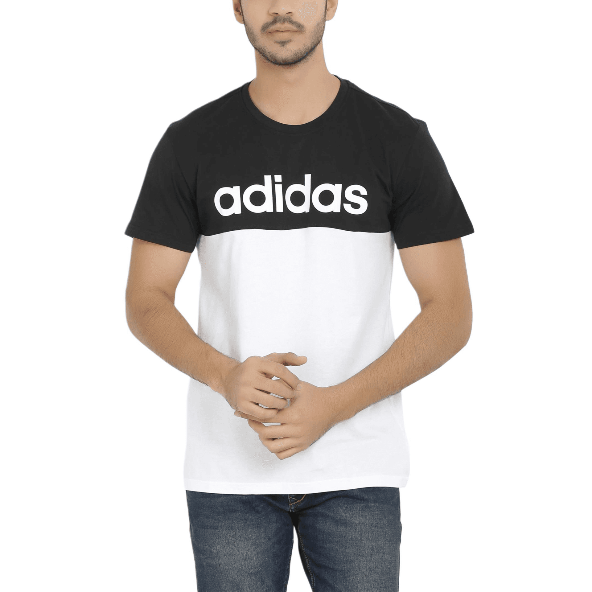 Футболка ADIDAS NEO Белый Мужской T-Рубашки - изображение 3