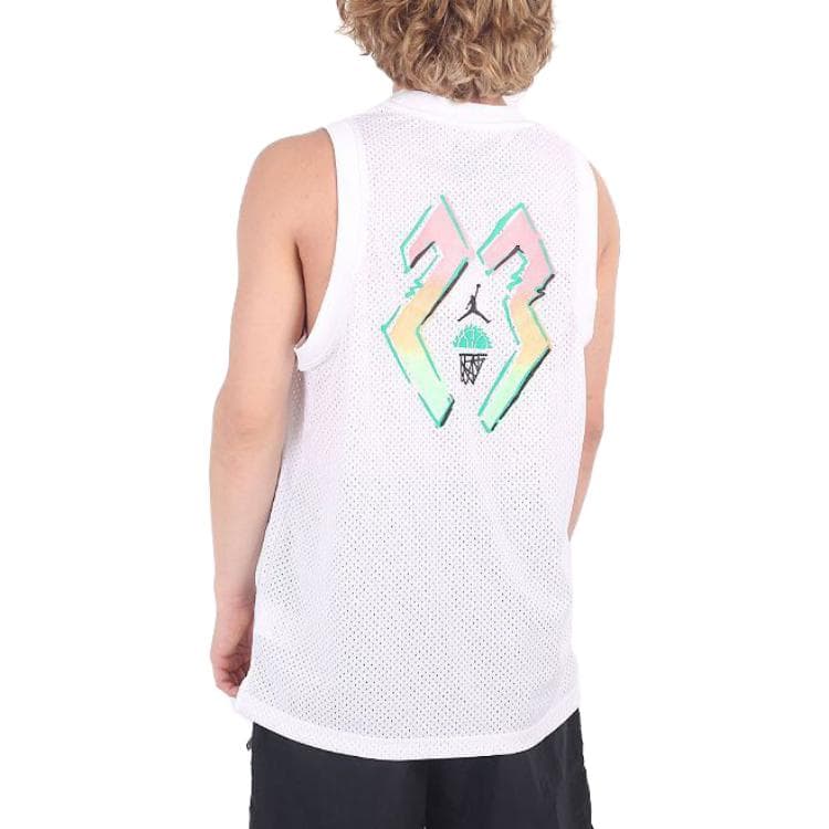 Баскетбольная майка Jordan Basketball Tank Top White - изображение 4