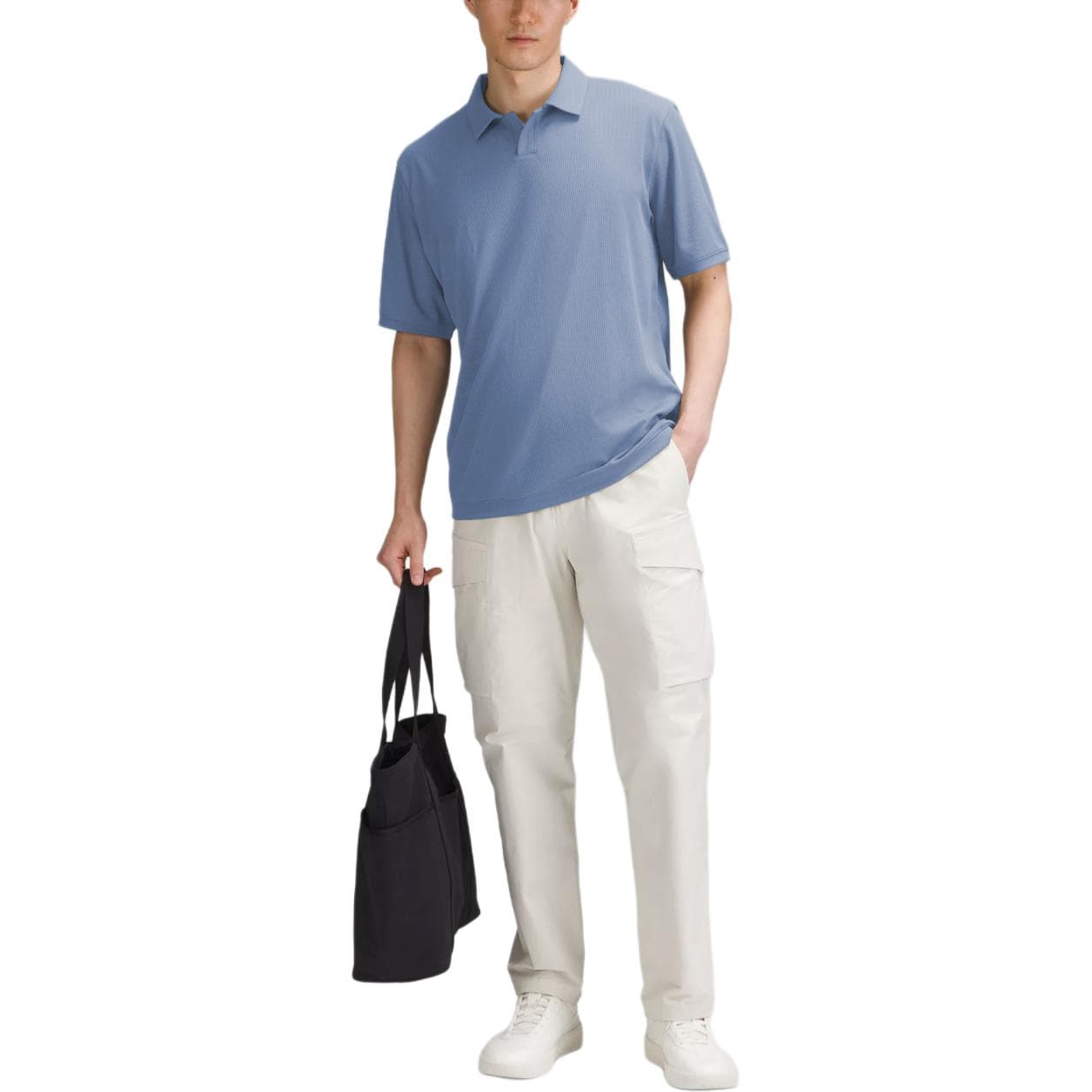 Поло lululemon Textured Mesh Short-Sleeve Polo - изображение 3
