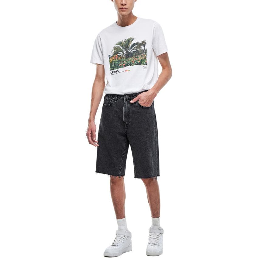 Джинсовые шорты Levis Denim Shorts Smoke Grey - изображение 3