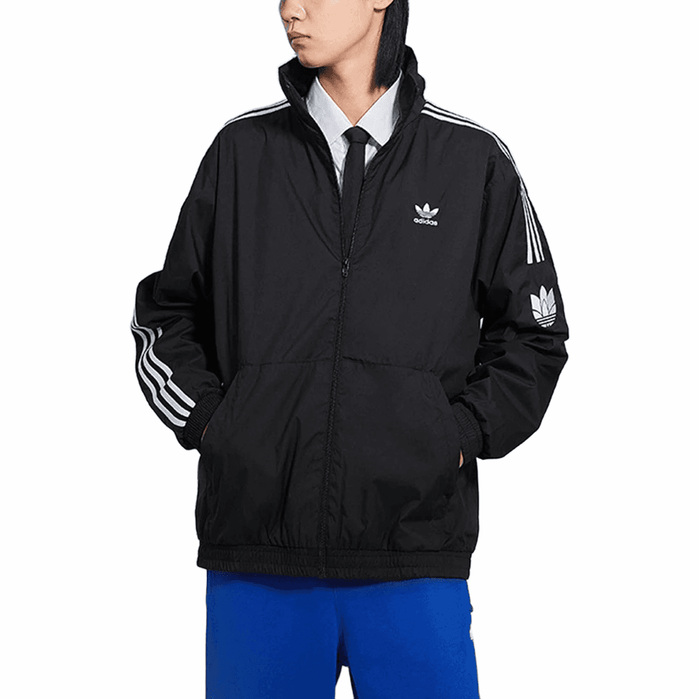 Куртка Adidas Originals Adicolor Куртка Мужской Черный - изображение 5