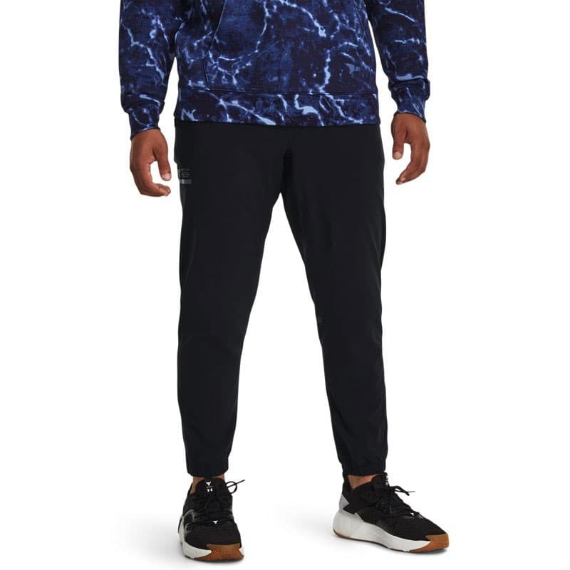 Штаны Under Armour Unstoppable Черные Мужские Вязаные Тренировочные Штаны - изображение 3