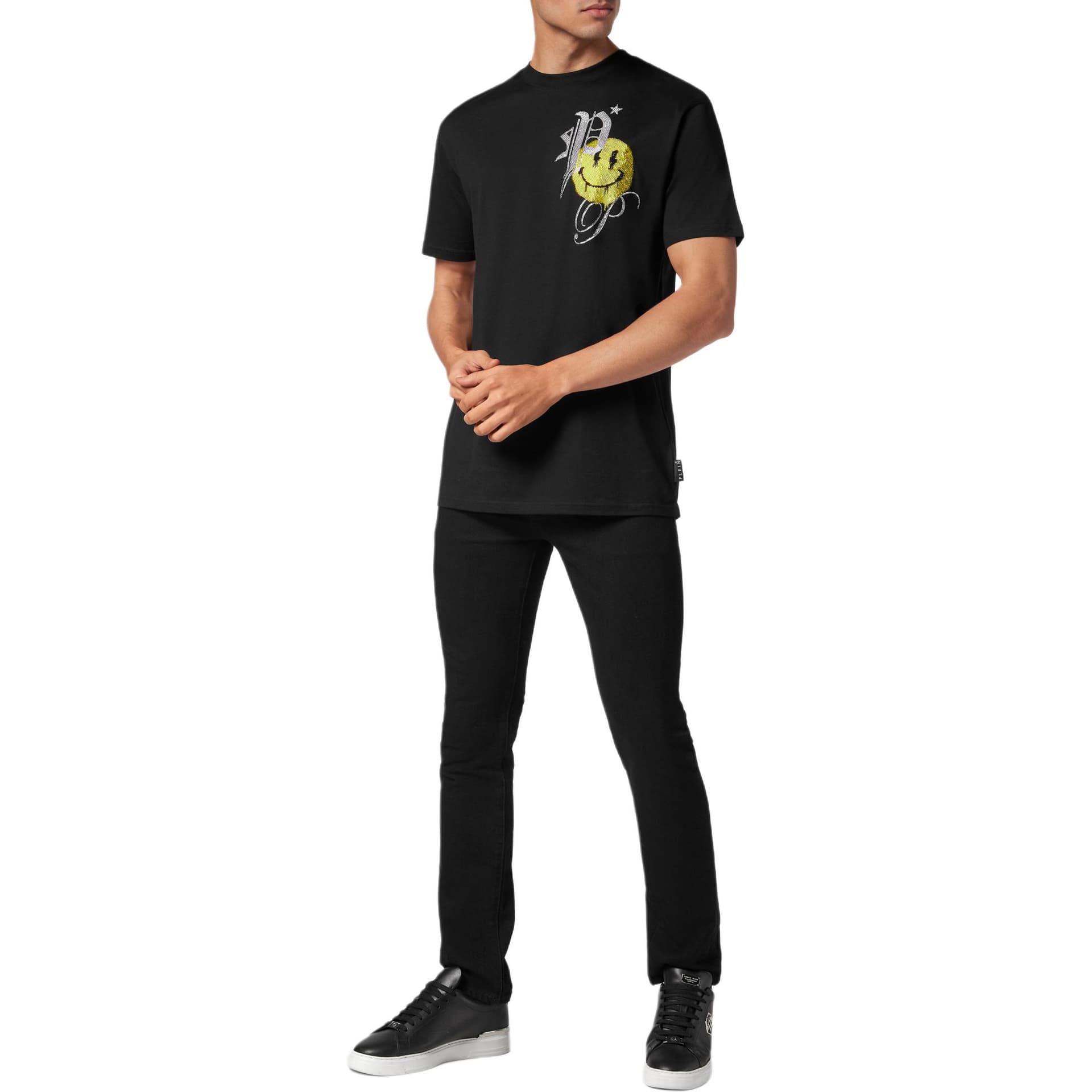 Футболка PHILIPP PLEIN Рубашка Мужская Черная - изображение 2