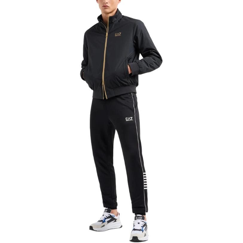 Зимняя куртка пуховик EMPORIO ARMANI EA7 FW24 Хлопковый пуховик Мужской Черный - изображение 3