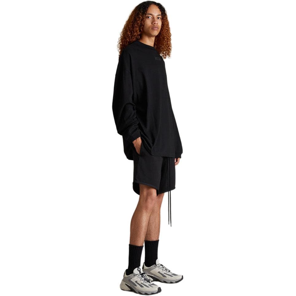 Кофта Fear of God Essentials SS24 drop2 Longsleeve Shirt T Jet Black - изображение 3