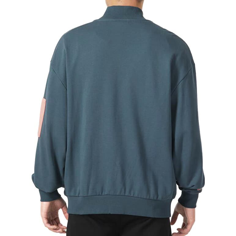Куртка PUMA Colorblock Letter Print Jacket Green - изображение 5