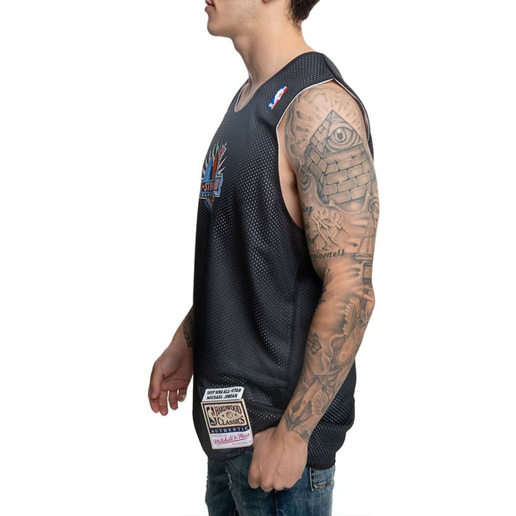 Баскетбольная майка Mitchell Ness NBA AU 1997 23 - изображение 8