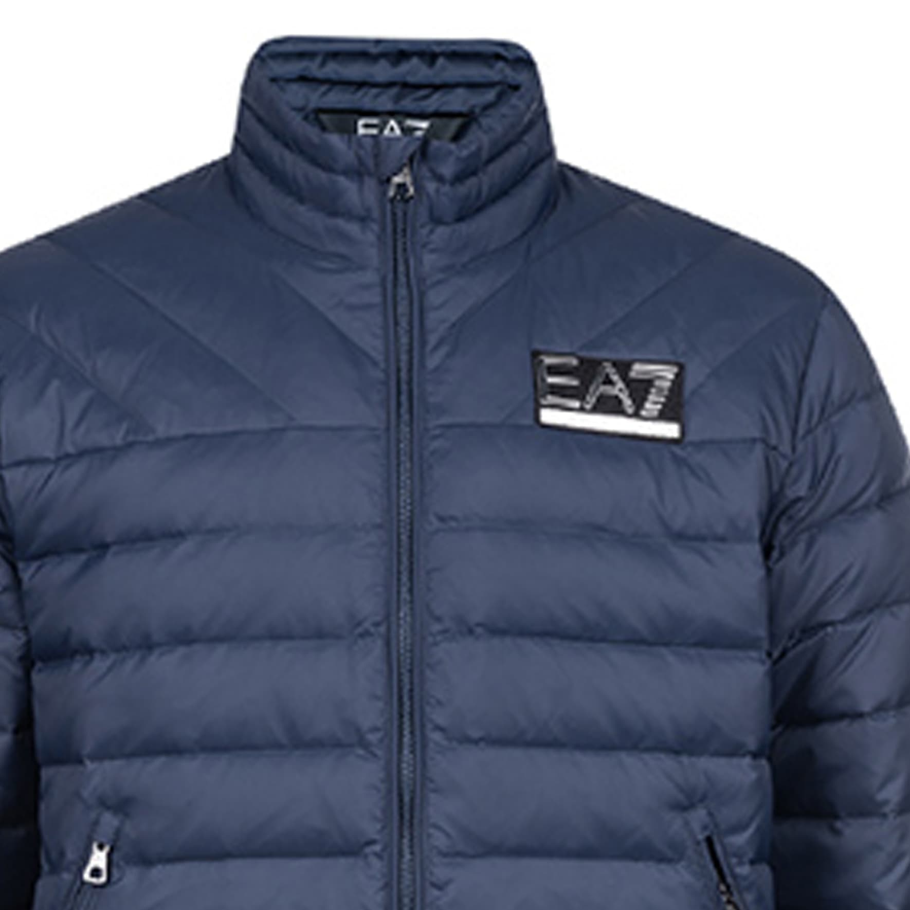 Зимняя куртка Emporio Armani EA7 Down Jacket Blue - изображение 4