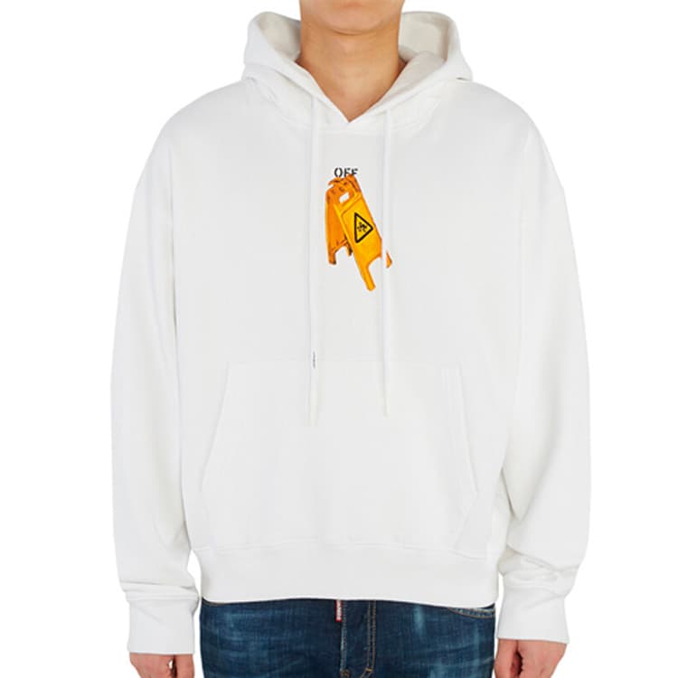 Худи OFF-WHITE Arrows Hoodie White - изображение 5