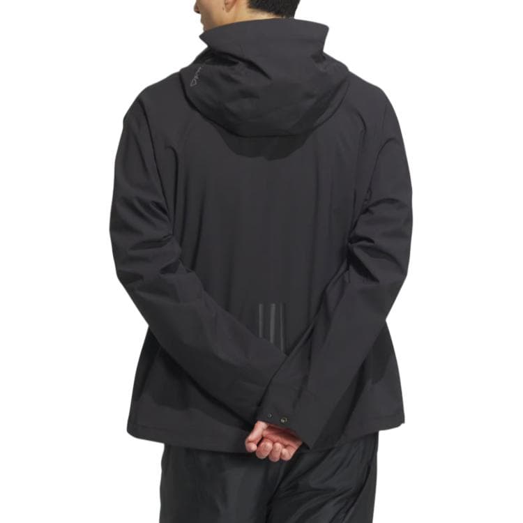Куртка Adidas Tech Rain Куртка Куртки Пальто Мужской Черный - изображение 4