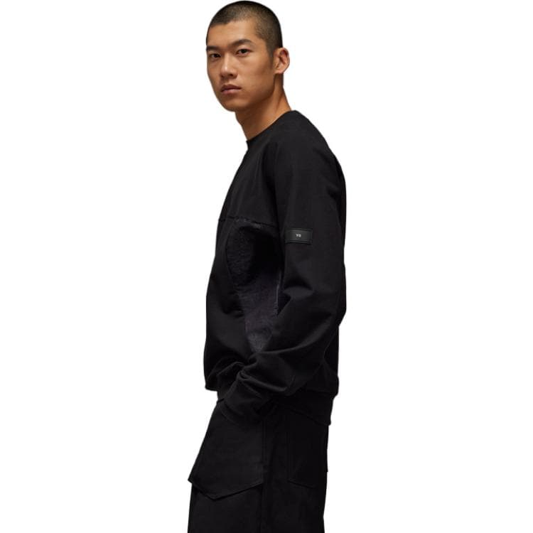 Худи Y-3 Stretch FT Crew Black - изображение 5