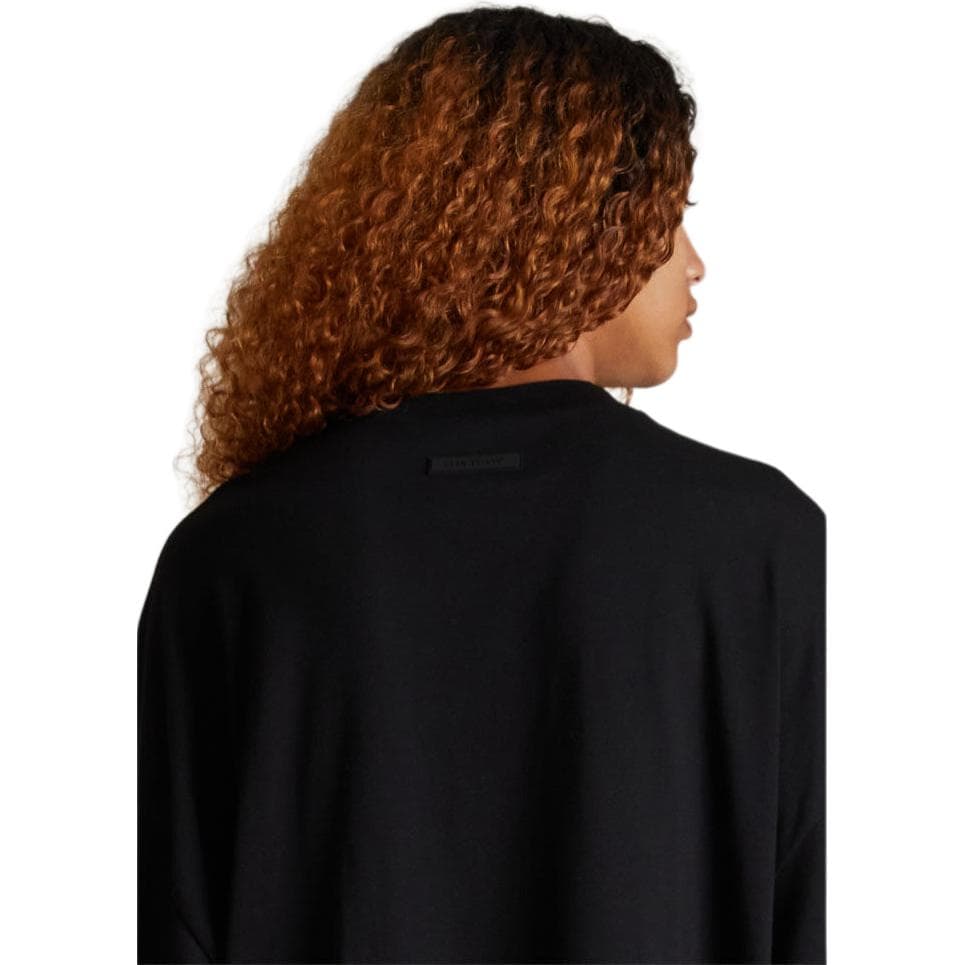 Кофта Fear of God Essentials SS24 drop2 Longsleeve Shirt T Jet Black - изображение 7