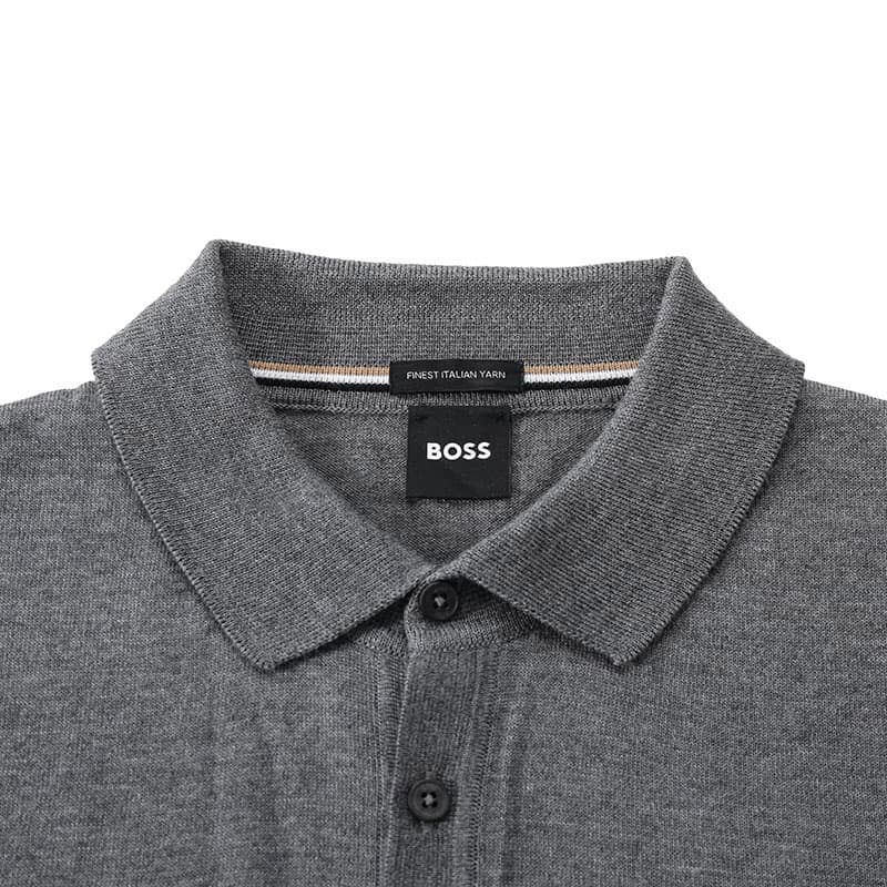 Кофта HUGO BOSS SS24 Свитер Мужской Темно-Серый - изображение 6