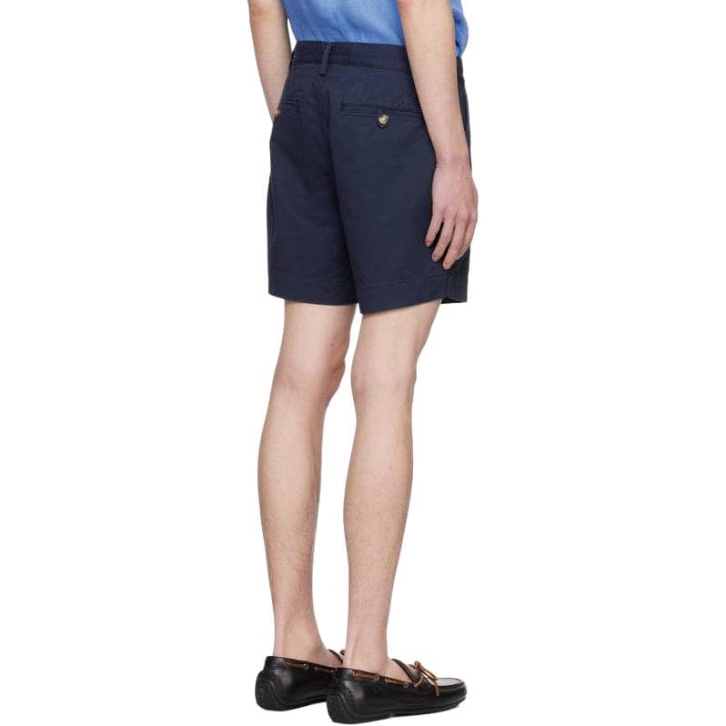 Шорты Polo Ralph Lauren FW23 High Waist Zip Shorts Navy - изображение 3
