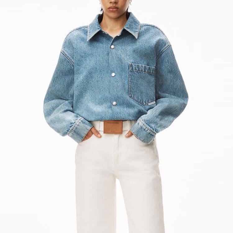 Джинсовая куртка alexander wang SS23 - изображение 2