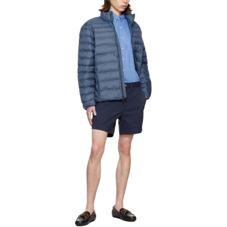 Шорты Polo Ralph Lauren FW23 High Waist Zip Shorts Navy - изображение 2